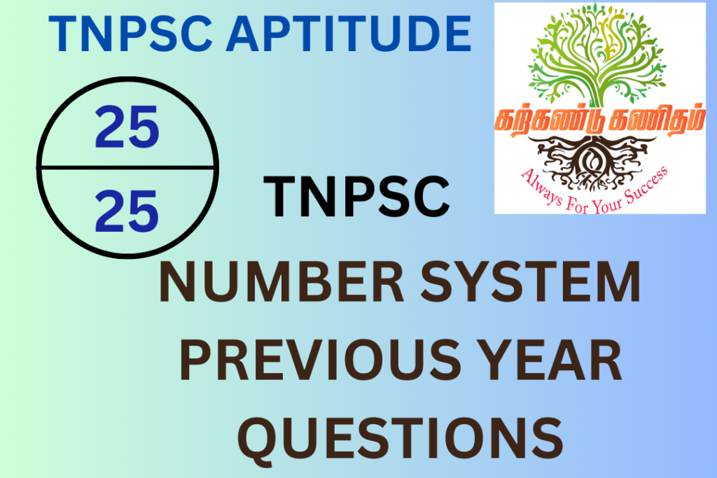 number system tnpsc questions pdf